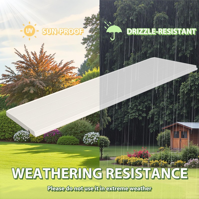 Devoko Resin Storage Shed Shelf Set of 2 for 34