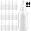 DKBT Pack of 16 100 ml Squeeze Bottles Plastic Small