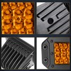 Flush Mount LED Pods Amber, Nirider 2PCS 84W Bumper Light