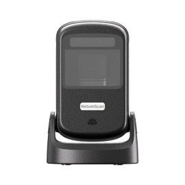 NetumScan USB Wired Desktop 1D 2D QR Barcode Scanner Hands-Free Omni-Directional Barcode Reader, Compatible with PC Windows/Mac/Linux for Supermarket Warehouse Retail Store Bookstore POS System CN-40