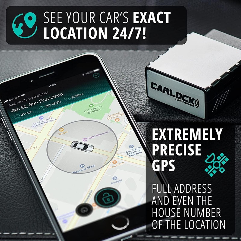 CARLOCK Anti Theft Car Device - Real Time 4G Car