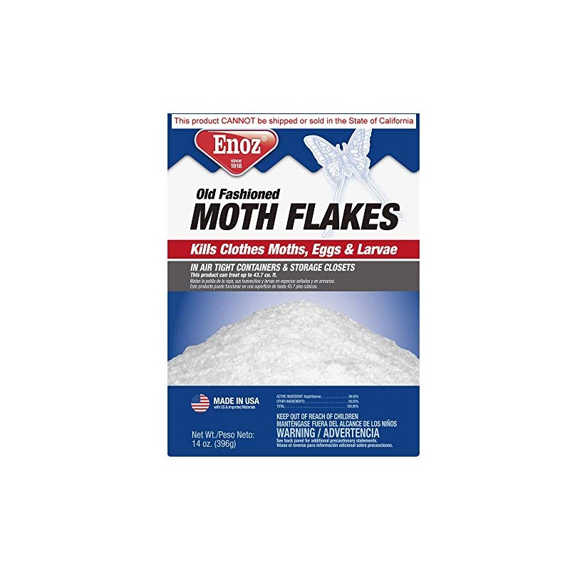 Enoz Old Fashioned Moth Flakes, 14 Ounce