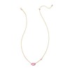 Kendra Scott Lips Pendant Necklace Gold Hot Pink Mother Of