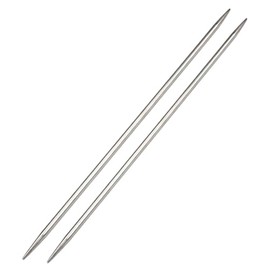 Craft County Stainless Steel Knitting & Stitching Needles – 4 Pack, 3.5 mm