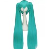 Lucky Day Peluca Verde Hatsune Miku Coletas Desmontables 1.3m