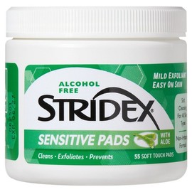 Stridex Sensitive Pad 180g, 55 sheets, 1 piece / 스트라이덱스 센시티브 패드 180g, 55매입, 1개