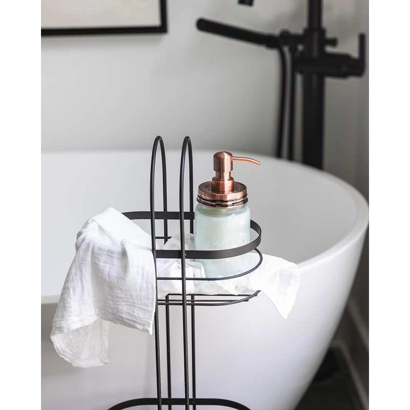 Jarmazing Products Mason Jar Soap Dispenser - Copper - with