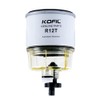 R12T Fuel Filter/Water Separator Replacement Spin-on Filter and Water Collection