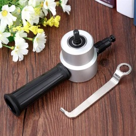 Full Stock Nibble Metal Cutting Double Head Sheet Nibbler Saw Cutter Tool Drill Attachment Free Cutting Tool Power Tools