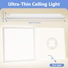LED Ceiling Light Living Room 4000K-24W-2800LM, IP44 Waterproof Modern Simple