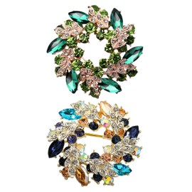 2Packs Women Brooches Luxury Pins