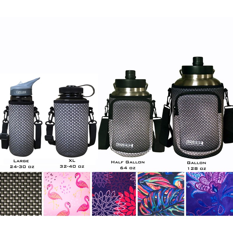 Koverz Half Gallon Jug Carrier, 64oz Bottle Carrier Compatible with