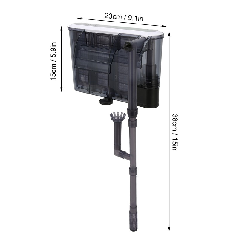 Fish Tank External Hanging Filter Oil Removal Film Waterfall Circulation