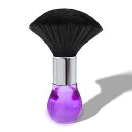 PAITOK Barber Neck Brushes for Hairdressers,Professional Soft Hair Cutting Cleaning Brush Salon Household Neck Duster Brush Barbering Equipment for Remove Shredded Hair (Purple Handle)