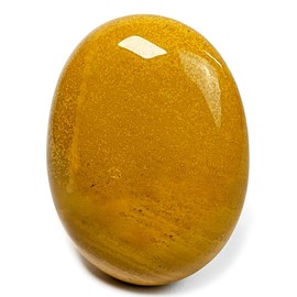 EUSICE - Yellow Jasper Natural Stone, Healing Stone Crystal Protection & Dynamics, 100% Handmade & Handmade Pebbles, Yellow Jasper High Quality and Ethics for Wellness, Meditation and Collecting