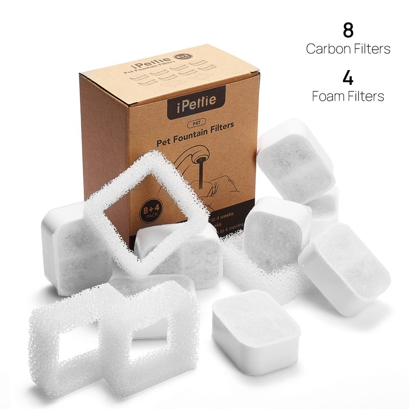 iPettie Replacement Filters for Tritone & Fiumi Ceramic Pet Water