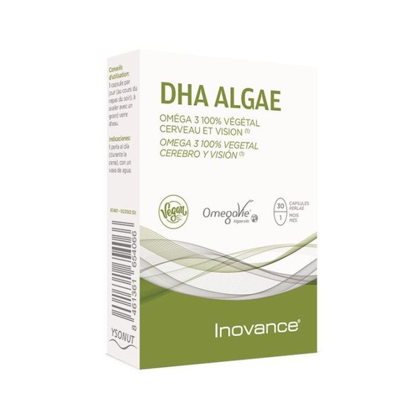 Inovance DHA Algae Cerveau et Vision 30 Capsules