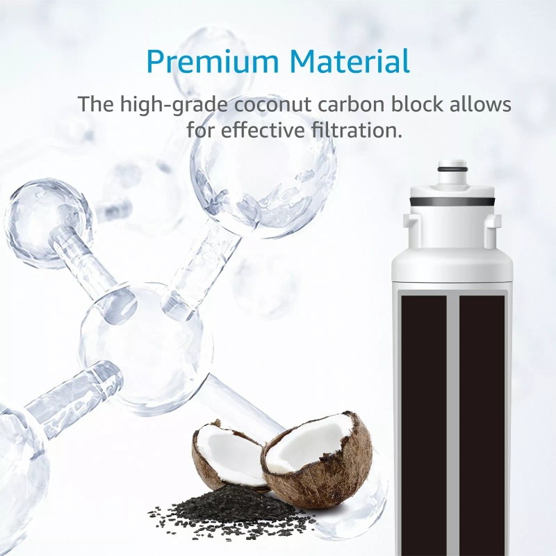 AQUA CREST DW2042FR-09 Refrigerator Water Filter,Replace