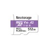 Nextorage UHS-I Micro SD Card 512GB MicroSDXC U3 V30 Read