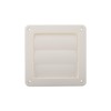 TNITRIB 3 Inch Dryer Vent Cover 1475W White Plastic Louvered