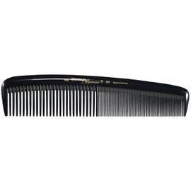 Hercules Sägemann 664-326 Professional Women's Comb Natural Rubber Hair Comb with 2 Teeth Coarse + Fine - 8 Inches - Women's Hair Comb