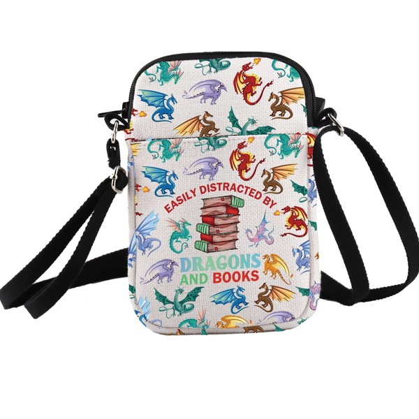 PXTIDY Bookworm Dragon Book Lover Gifts Easily Distracted by Dragons