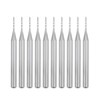 sourcing map 10Pcs 0.9mm Carbide End Mill Engraving Milling Cutter