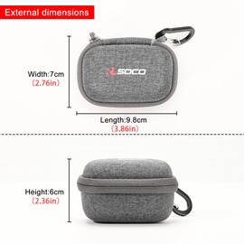 RLSOCO Hard Case for Bang & Olufsen Beoplay EQ/Beoplay E8 3rd Generation/Beoplay E8 Sport True Wireless in-Ear Bluetooth Earphones (Case Only)