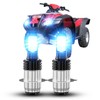 TJJTGBR P15D H6M LED bulbs Motorcycle Bulbs 8000K Ice Blue,For