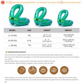 STLOVe Toddler Swim Vest, Swim Jacket for 3 4 5 6 yrs Kids, Inflatable Swimming Float, Childrens Floats Ring, Baby Floating Swimsuit with Safety Buckle for 33-60 lbs Toddlers, Green