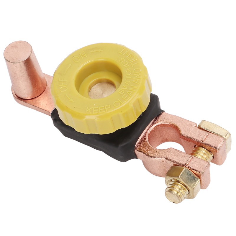Top Post Battery Disconnect Switch Brass Rustproof Heavy Duty for