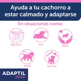 Adaptil Junior - Antistress for puppies - Adaptation to home, learning, education, Lloros, Stood alone - Collar for Puppies