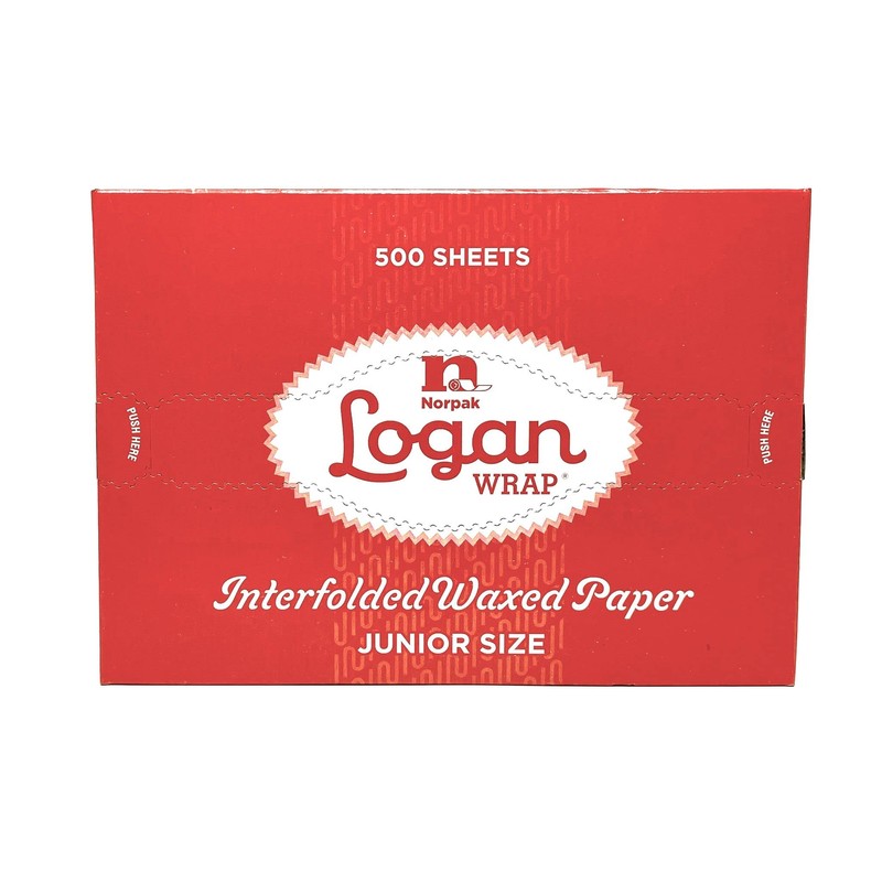10 3/4" Length X 8" Width, LOGAN Wrap NORPAK Interfolded