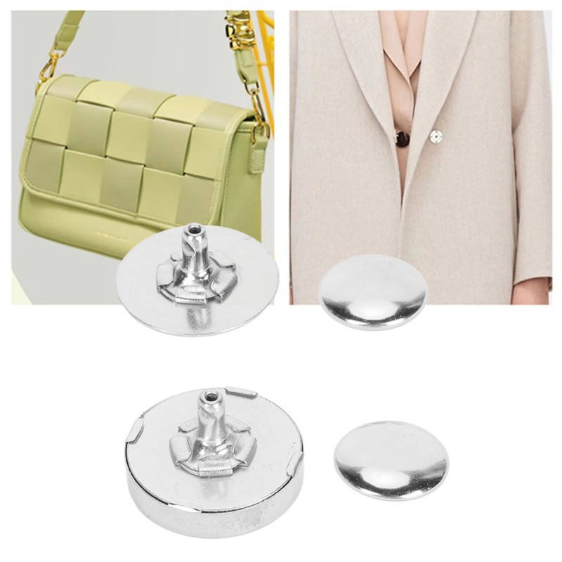 50 Sets Magnetic Button Clasp Snaps 18x5mm Thick High Hardness