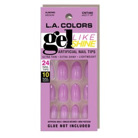 L.A. COLORS Gel Like Shine Nail Tips, Jazz It Up CNT480