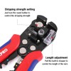 WORKPRO Self Adjusting Wire Stripper, 3-in-1 Automatic Wire Stripper/Cutter/Crimper, AWG10-24,