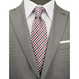 ZENXUS 70 inch XXL Long Neckties, Extra Long Ties for Big and Tall Men, Red, ...