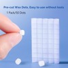 JMU Orthodontic Wax for Braces 1 Pack, Precut 50 Braces