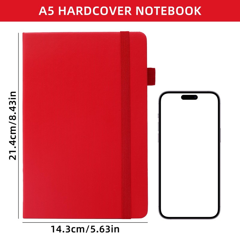 Lined Journal Notebook for Work 100 GSM Thick Paper 300
