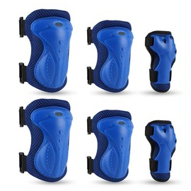 MUÜNSOY Juego De Rodilleras, Coderas, Muñequeras 6 Pzs, Paquete De Protectores para Patineta, Ciclismo, Patinaje, Deportes al Aire Libre,...          