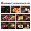 TOSHIBA ML-EM09PA(BS) Small Microwave Oven with 6 Auto Menus, Mute