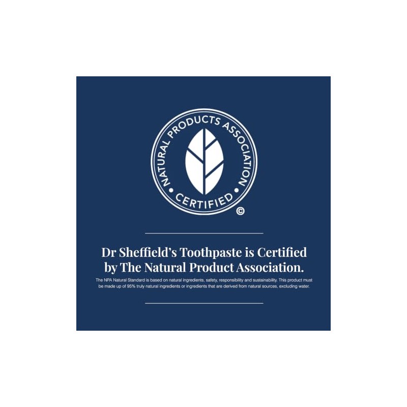 Dr. Sheffieldâ€TMs Certified Natural Toothpaste, 5 OZ (Wintergreen) - 2