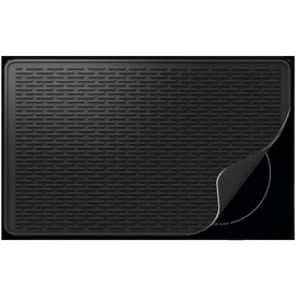 YUHFERA Stove Top Cover for Electric Stove - Silicone Stove Mat for Glass Top, Glass Cooktop Protector, XL Dish Drying Mats For Kitchen,Oven Covers for Electric Stove (Black,36 x 21)