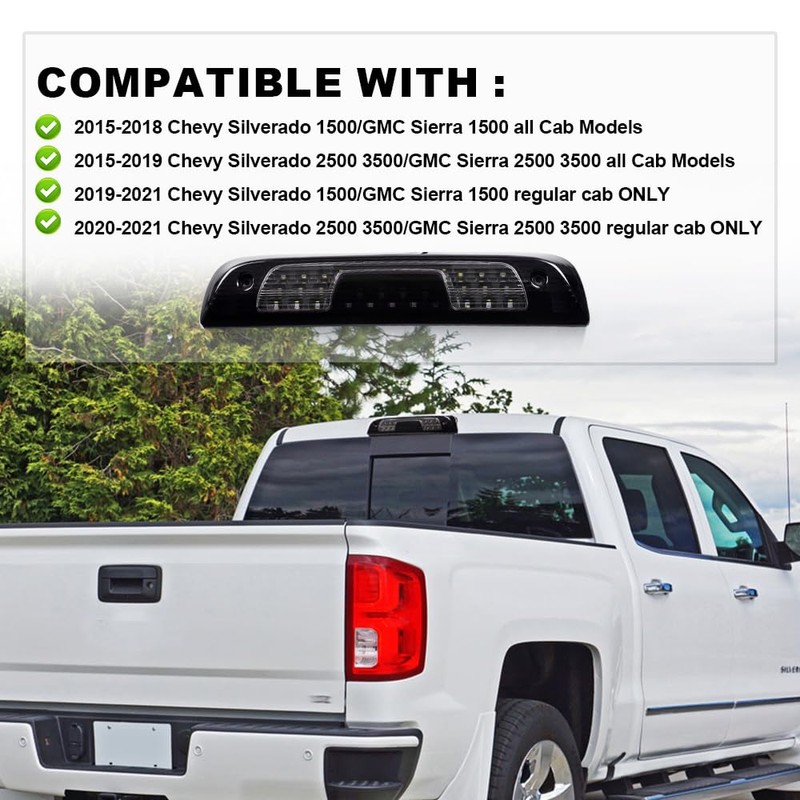 G-PLUS LED 3rd Third Brake Light Fit Chevy Silverado GMC