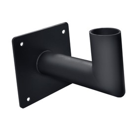 VOHYOV Wall Mount Bracket 90 Degree for LED Parking Lot Light 2-3/8inch Light Fixture Mounting L-Shape Bracket Slip Fitter Adapter for Outdoor Commercial LED Shoebox Area Yard Lights, Black, LDZJ-001