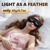 3 Stück Seiden Schlafmaske, Augenmaske zum Schlafen mit Lichtdichte &