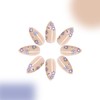 Short Press On Nails Almond Fake Nails Acrylic Nails Press