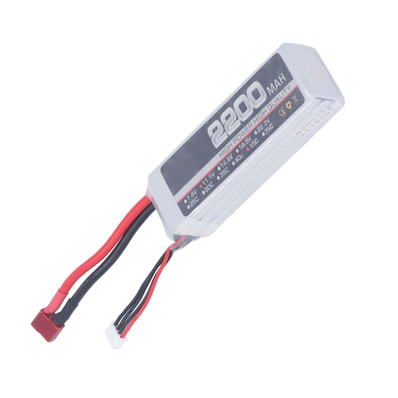 High Rate Lithium Battery Professional 11.1V 3S 2200mAh 45C RC