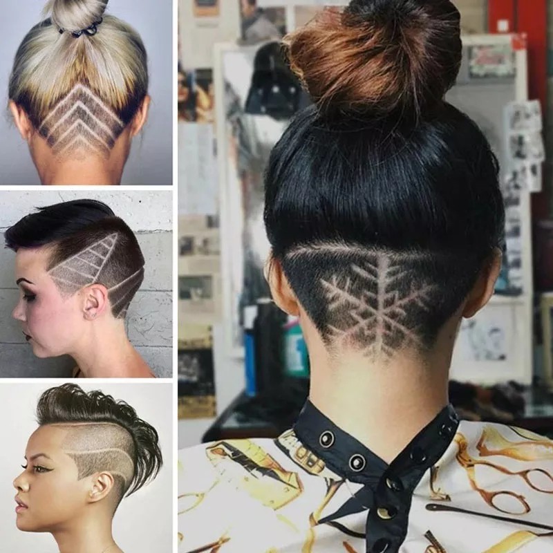 WholeShopping Pluma Rasuradora Corte Y Diseño Cabello Barba Cejas Grecas