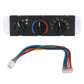 LM LPXWM HVAC Climate Control Panel with Blower Motor Switch for Jeep Wrangler TJ 1999 2000 2001 2002 2003 2004 Replace 55037473AB